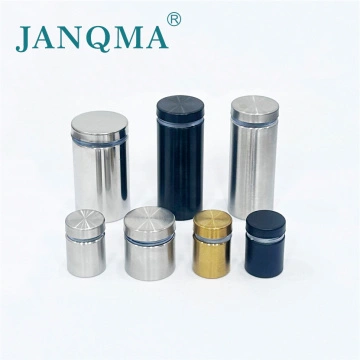 MroMax Stainless Steel Sign Holders - 12mm X 20mm Wall Mount Standoff Screws For Glass & Acrylic Signs (2-Pack)