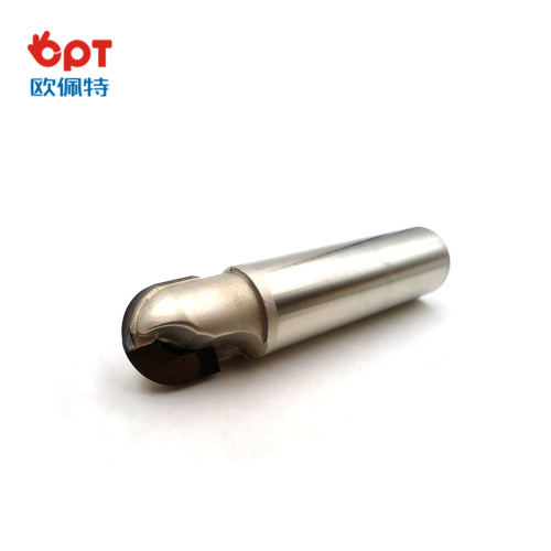 PCD wood flute router planing bit groove