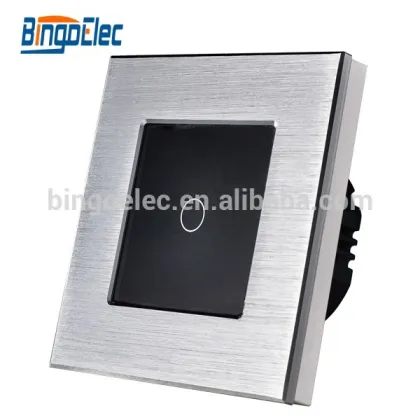 EU/UK type smart home switch,1gang 1way touch light sensor switch
