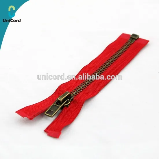 Fashionable Cheap #5 Brass Metal Zipper