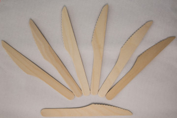 Biodegradable cutlery eco-friendly disposable wooden knife