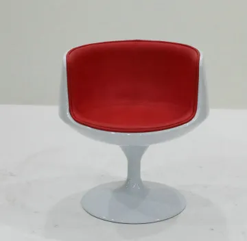 Modern Leather Fiberglass Coffee Mug Chair Chair