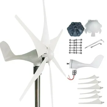6-bladed blade wind turbine