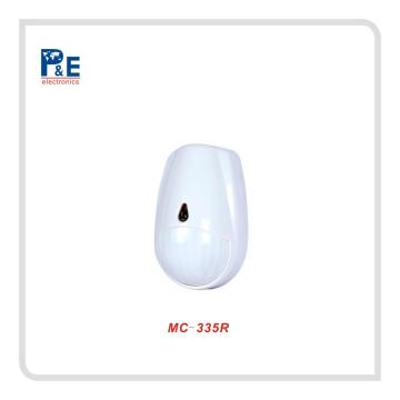Wireless Portable Small PIR Wall Mounting Detector / Pet Immunity With CR123A Lithium Battery