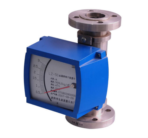 LZ metal tube chemical rotameter , variable area gas oil flow meter