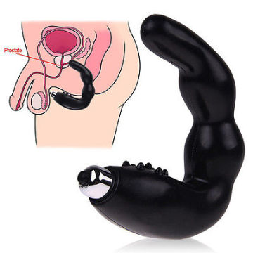 New male C type anal plug G-spot stimulation prostate massage vibrator massager
