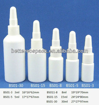 Nose Nozzle small lotion bottle PE bottle