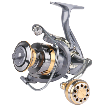 RUNTOO Saltwater High Speed Baitcasting Fishing Reel with Metal Spool and Aluminum Body