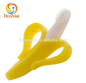 Food grade grease toothbrush for babies banana baby brush toothbrush sensory toys for kids