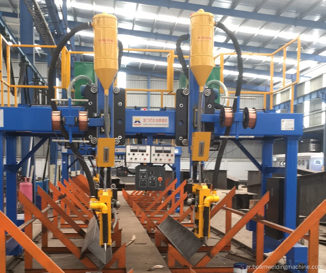 H Beam Gantry اللحام بواسطة قوة اللحام DC-1000