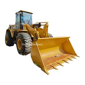 優れた作業状態の中古猫966Hローダー - オリジナルの毛虫中古油圧システム