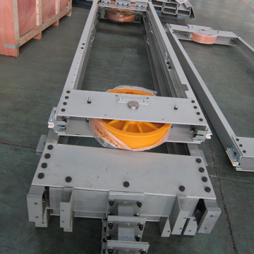 Elevator Modernization Solution: Counter Weight Frame with Nylon Sheave
