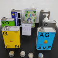 Garrafa de detergente em aço inoxidável premium