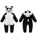 Kapas Hewan Lucu Panda Anak Laki-laki Bayi Romper Berkerudung
