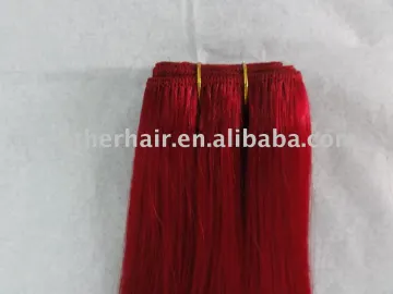 Silky straight 24" human hair weaving