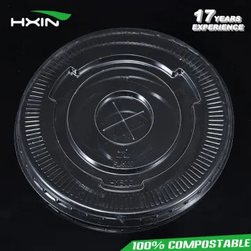 Biodegradable eco friendly PLA plastic hot cup lid