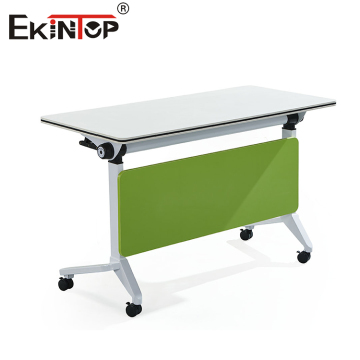 Modern Movable Foldable Training Desk - Ekintop Metal Frame Office Furniture