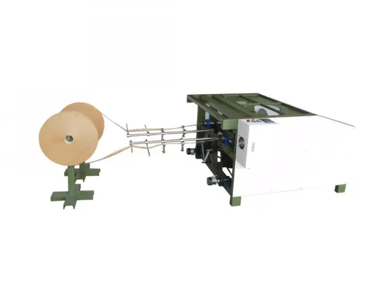 twin head twisted paper rope making machine