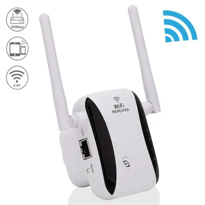 TP-Link Wi-Fi Signal Booster Amplifier: 300Mbps Wireless-N Repeater Plug-in for 220V