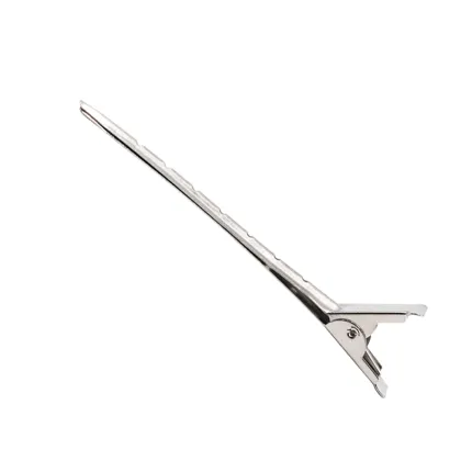 Duck Beak Side Clip Crocodile Stainless Steel Hair Grip