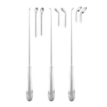 Curette à coupe droite d&#39;instruments MED