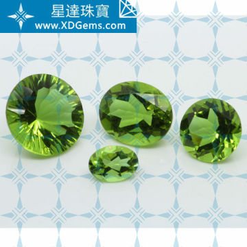 wuzhou whole Natural Semi-precious stone Peridot
