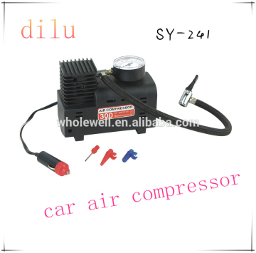 Factory supply 250/300 psi mini car air compressor,12V portable mini air compressor,16MM*1 cylinder silent mini air compressor