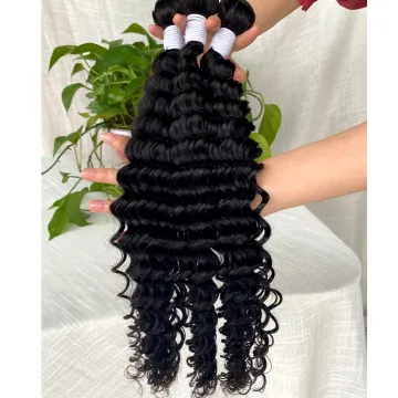 Wholesale 10A Grade Cuticle Aligned Virgin Hair Bundles Unprocessed Brazilian Human Hair Bundles With Closure water  Wave