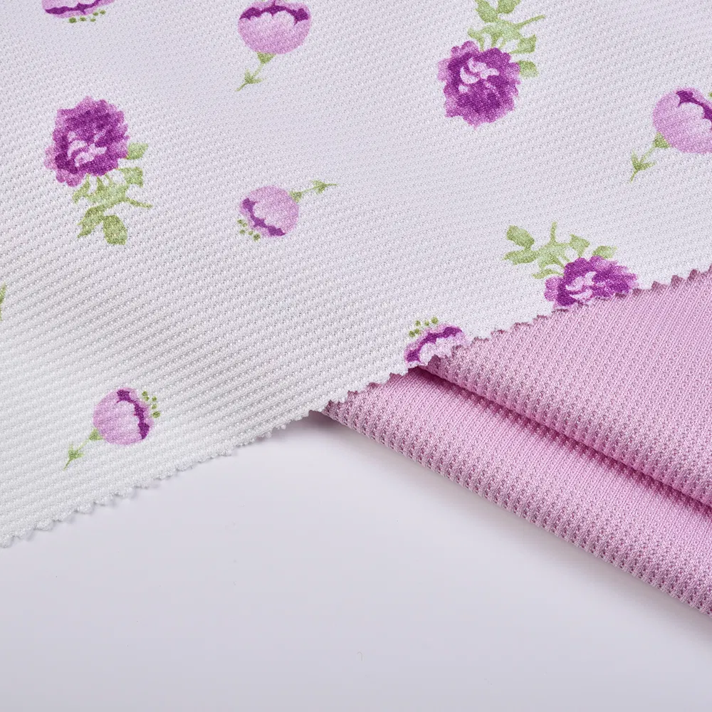 ผ้าวาฟเฟิล DTY พรีเมี่ยม 120d/144f สำหรับชุดนอนที่สวมใส่สบาย