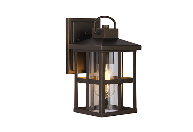 Zdo 5835w 1s Orb Steel Outdoor Lamp Wall Sconce