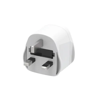 US to UK Plug Adapter: Convert Type B to Type G