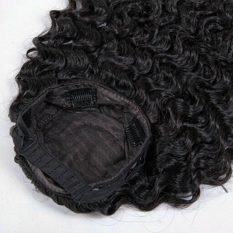 Water Wave Human Hair 4x4 Closure Wig