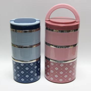Boîte à lunch bento élégante: Récipient alimentaire fonctionnel avec couvercle pour stockage compact