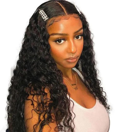 High Quality Raw Cambodian Hair Swiss Lace Wig For Black Women 100% Brazilian Virgin Cuticle Aligned Lace Front Human Hair Wigs