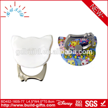 cat Head shape mobile phone Ring holder with Disney authorized