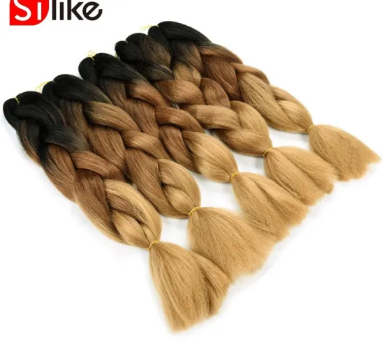 Bestselling african style hair bulk ombre braiding Synthetic hair Expression Braids Jumbo Extension Accessory China Manufacturer