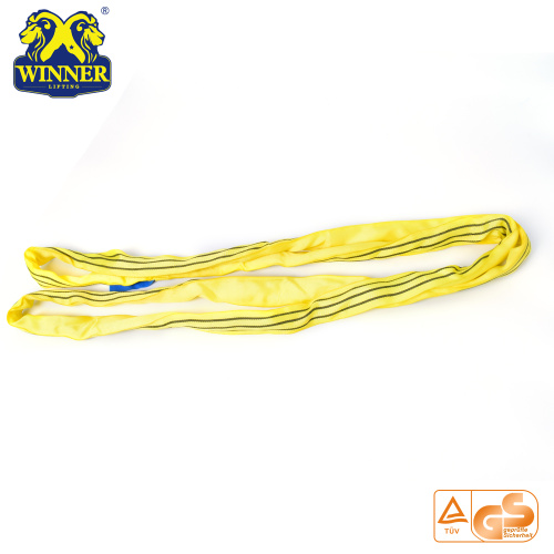Standard Color Code Soft Round Webbing 3 Ton Lifting Sling