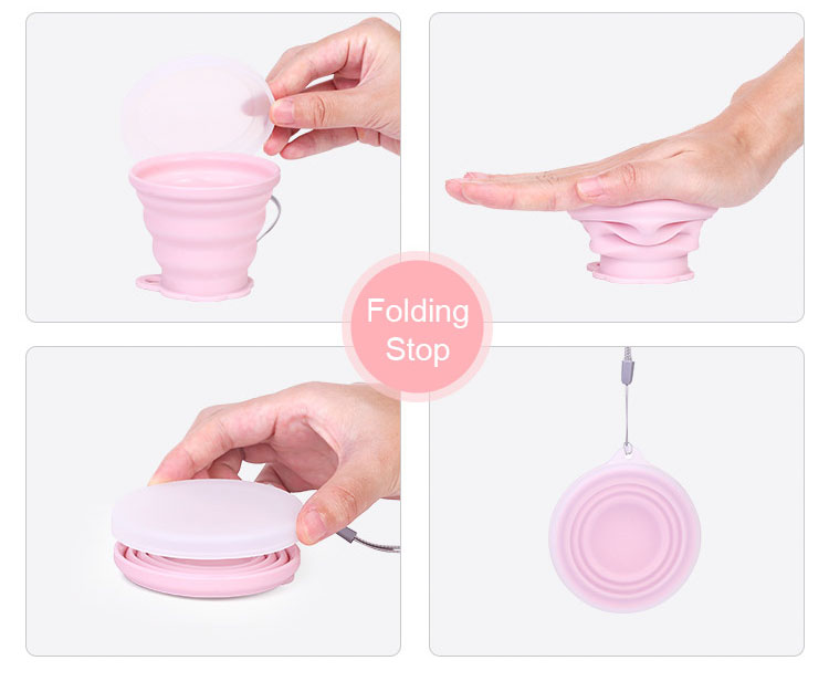 High Quality Reusable Silicone Coffee Cup