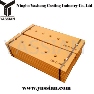 Making as your drawings 15 holes skid steer bucket cutting edge excavator bucket edge cutting