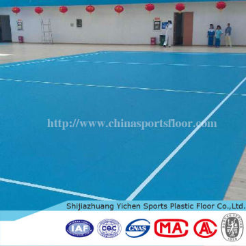 YICHEN antislip volleyball court used pvc vinyl flooring