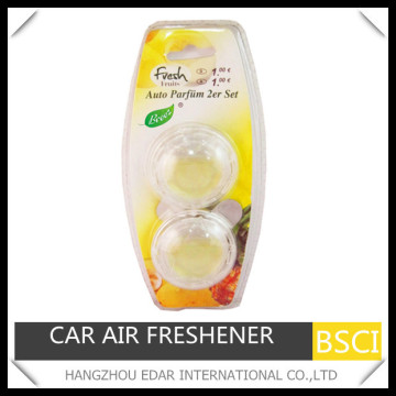 Lemon scent membrane car air freshener
