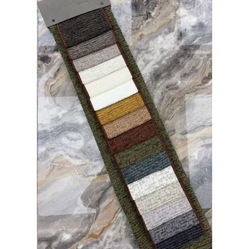 Tela de sofá de chenilla de pelo suave