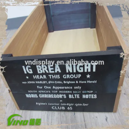 Distressed Wood Crate , Storage Crate , Wooden Storage Crate