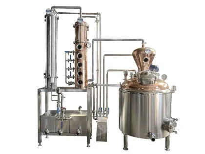 1000L Gin Still Whiskey Distiller Distilling Column Distillery Equipment Vodka Still