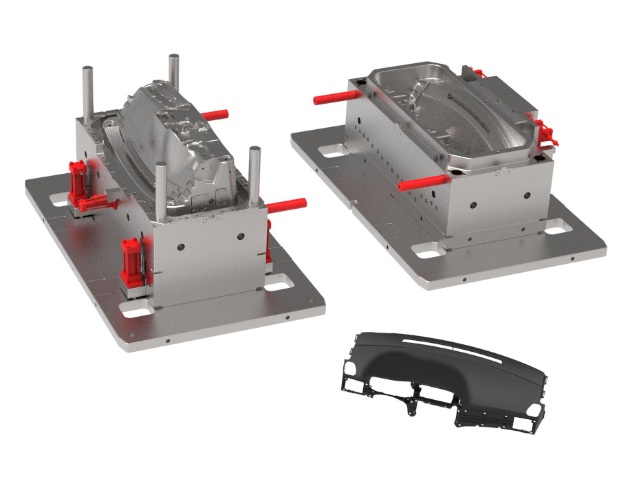 Dashbord Injection Machine Layout Car Dashboard Injection Mold, High Quality Car Dashboard Injection Mold ...