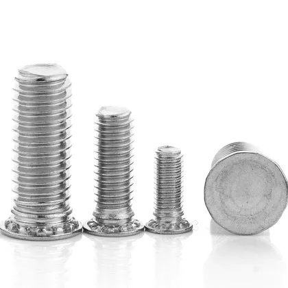 Factory Direct Stainless Steel Flat Head Self-Locking Bolts, Rivet Screws, and Pressure Screws