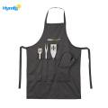 5-teiliges Schürzen- und Utensilien-BBQ-Set