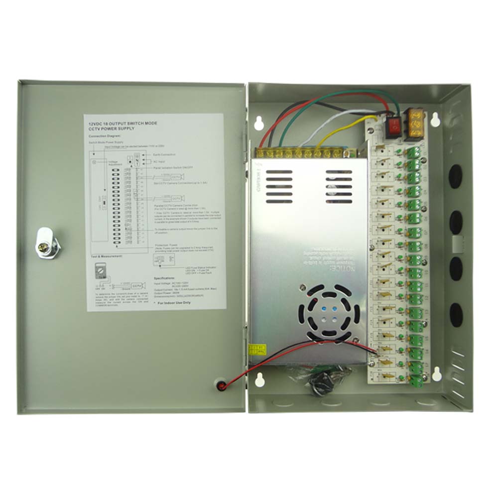 12v 30a Cctv Power Supply Box
