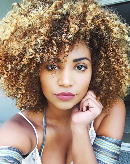 Short Afro Kinky Curly Wig With Bangs Daily Use Natural Heat Resistant Soft Synthetic Wigs Cosplay Bob Full Wigs for Women