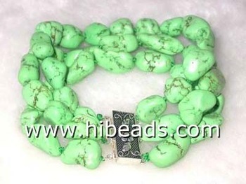 12-14mm natural turquoise bracelet TB0006